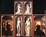 Rogier Paintings - The Last Judgement Polyptych - reverse side by Rogier van der Weyden